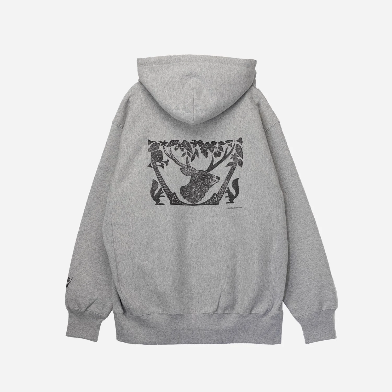 South2 West8 X F. KITAMURA SWEATSHIRT PARKA, Grey - Image 6