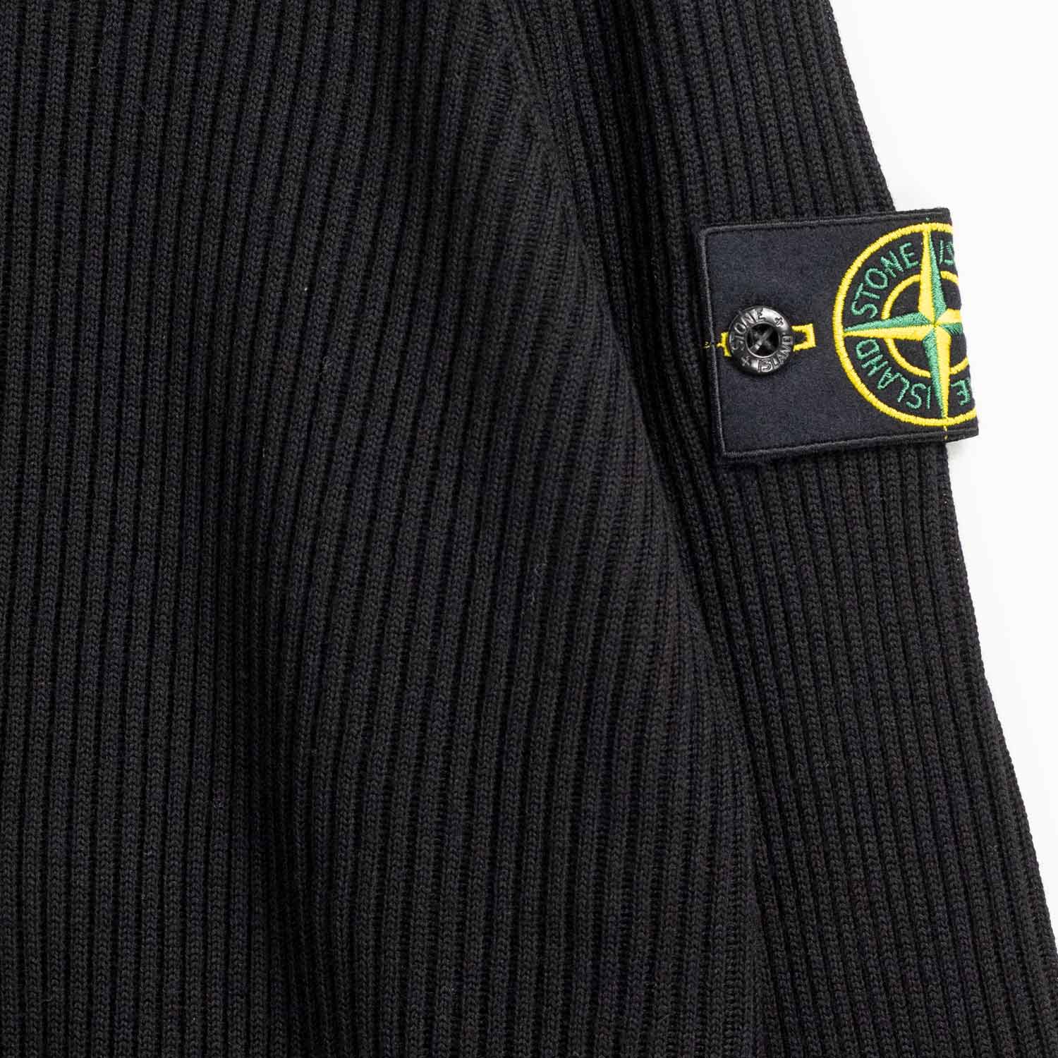Stone Island 5100053 CREWNECK SWEATER, Black - Image 2