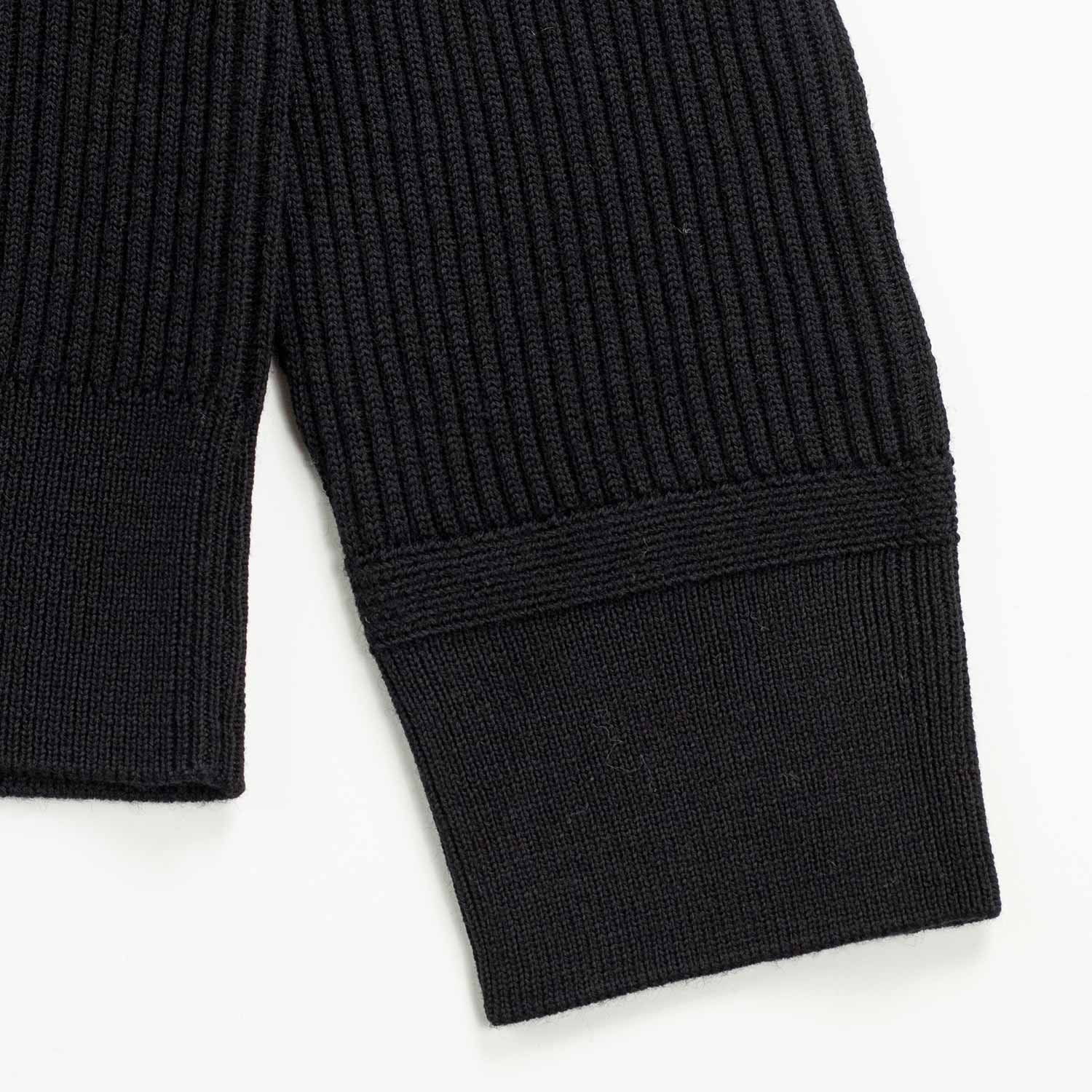 Stone Island 5100053 CREWNECK SWEATER, Black - Image 3