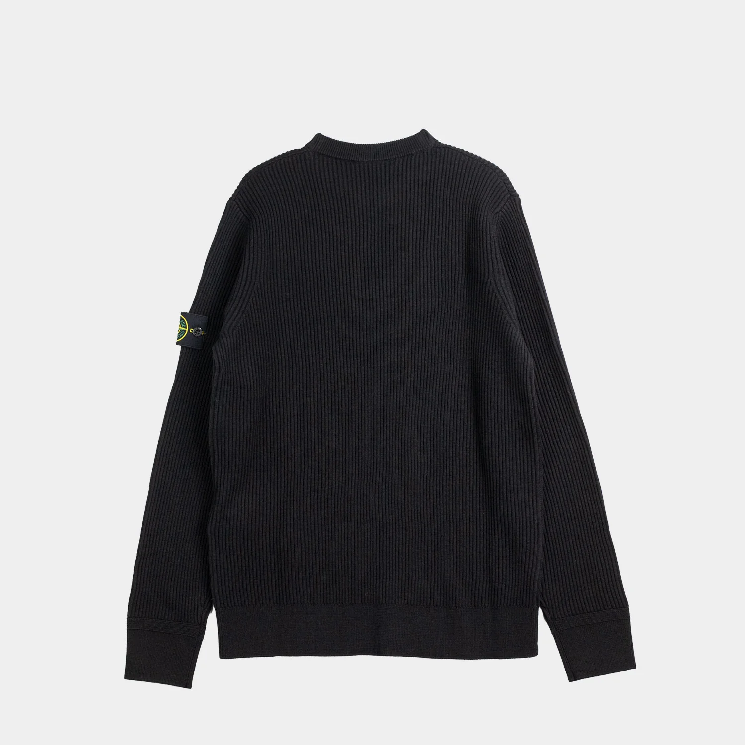 Stone Island 5100053 CREWNECK SWEATER, Black - Image 4