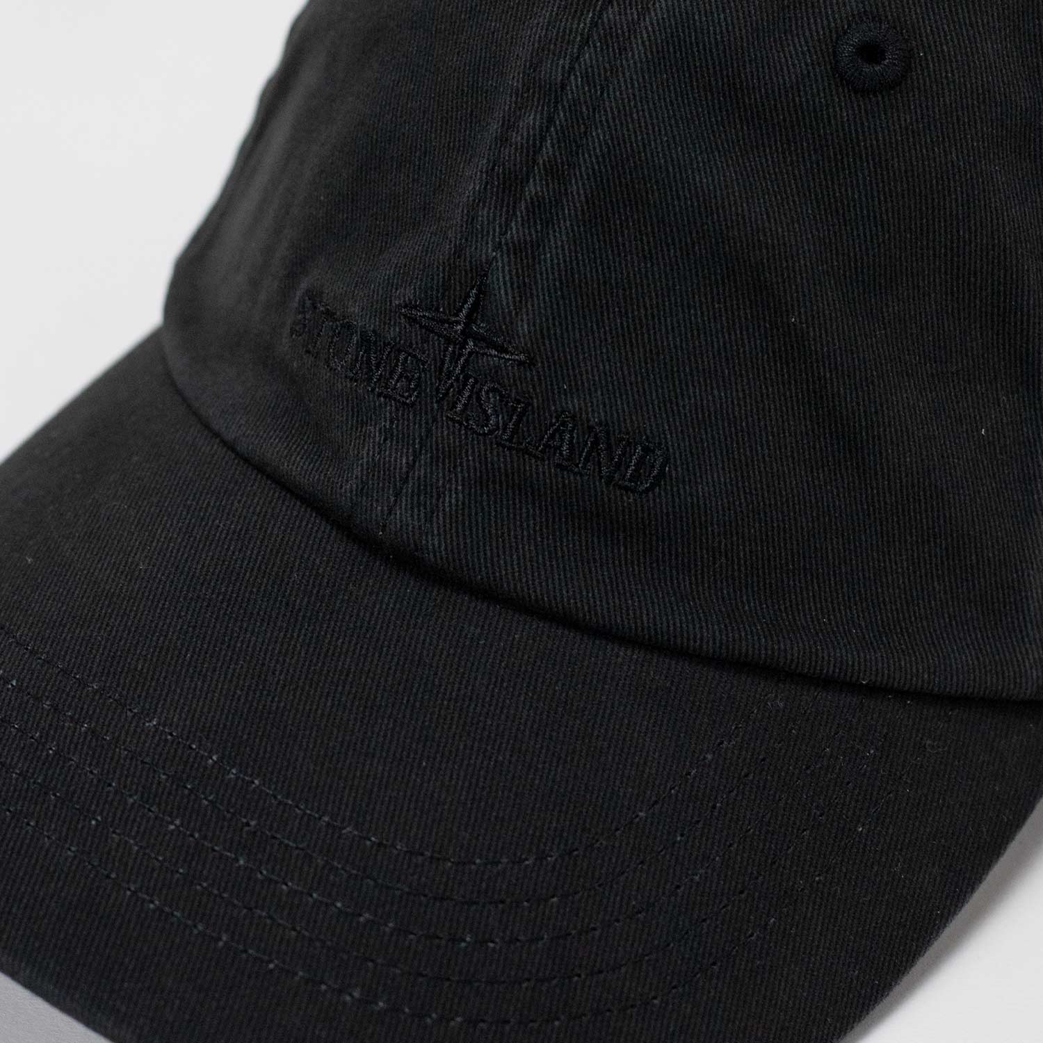 Stone Island 9100002 BASEBALL CAP, Black - Image 3