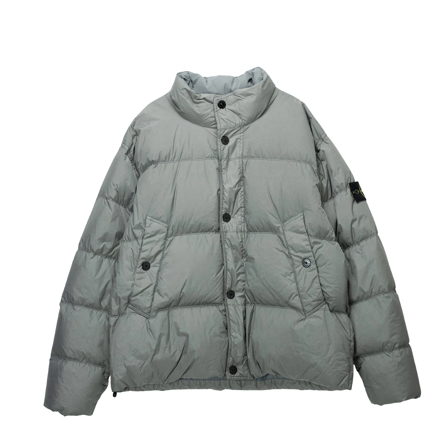 Stone Island 4100010 BOMBER DOWN JACKET, Cement