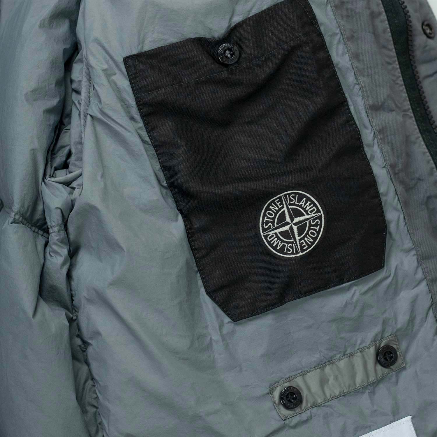 Stone Island 4100010 BOMBER DOWN JACKET, Cement - Image 6