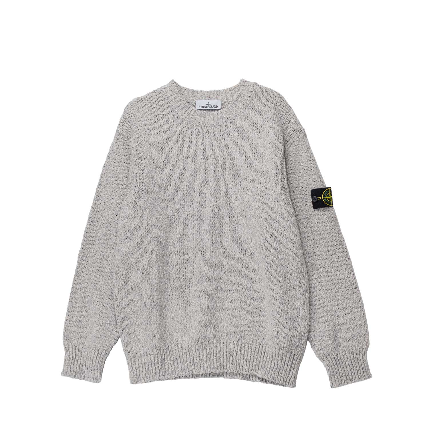 Stone Island 5100025 CREWNECK KNIT, Pearl Grey