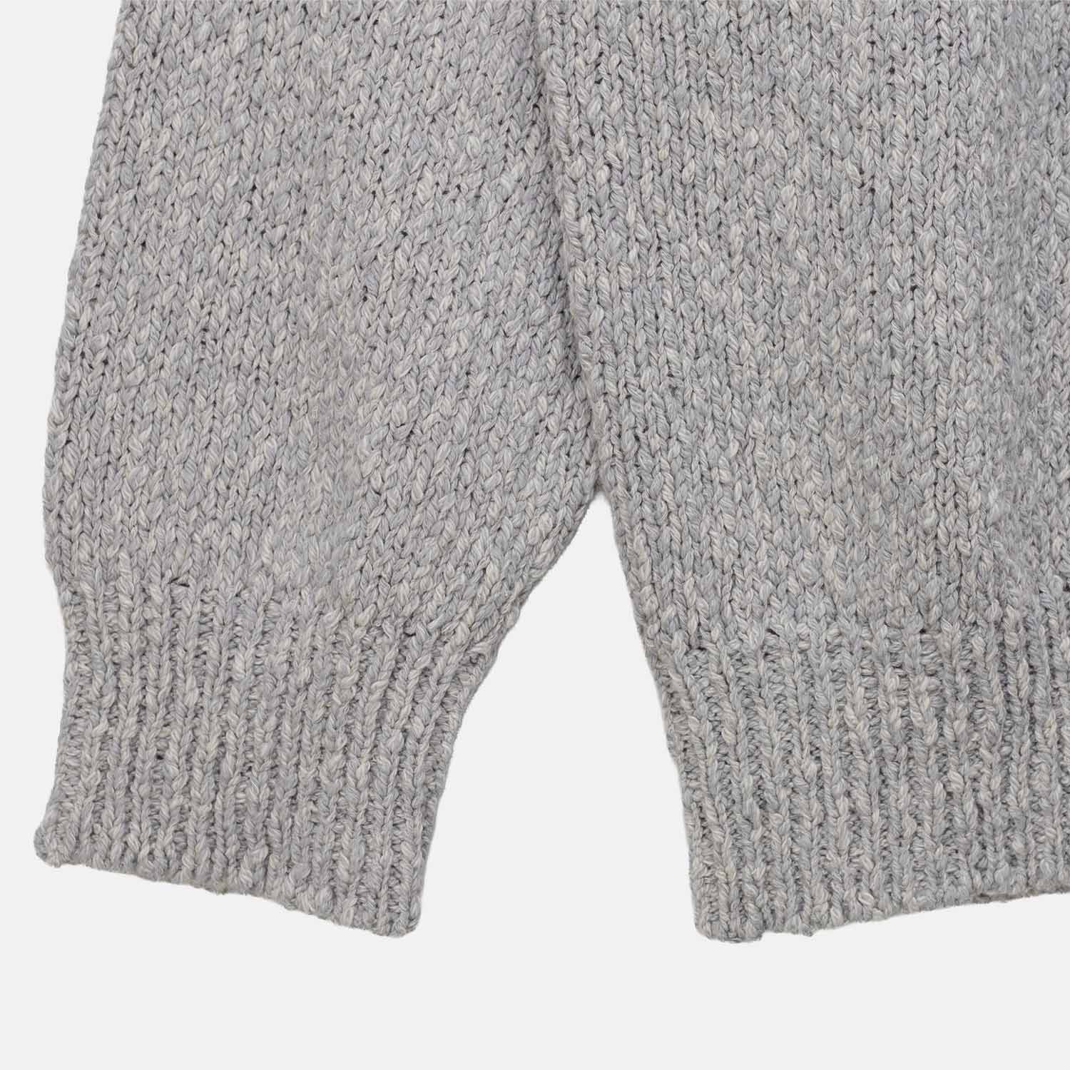 Stone Island 5100025 CREWNECK KNIT, Pearl Grey - Image 5