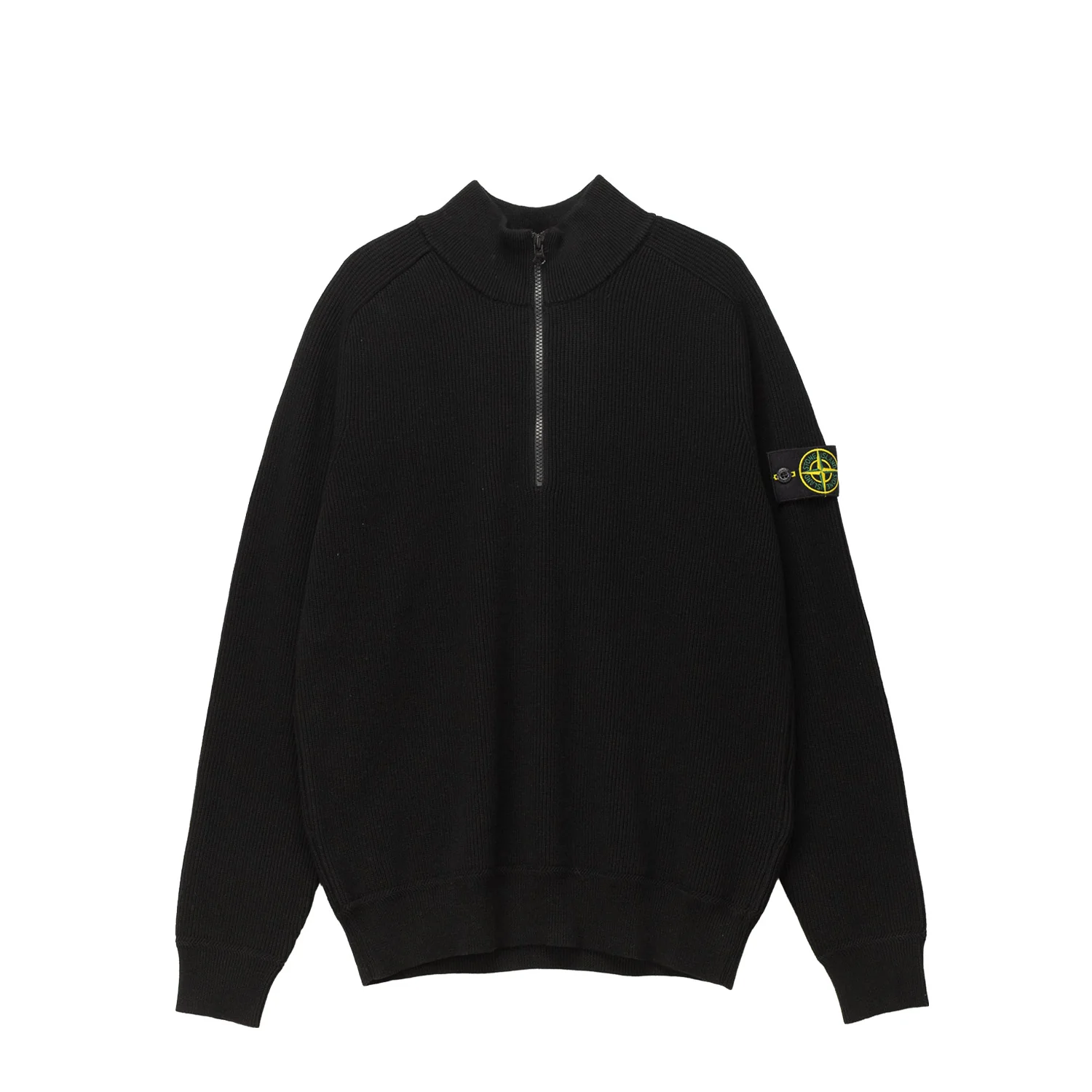 Stone Island 5100124 L/S POLO, Black