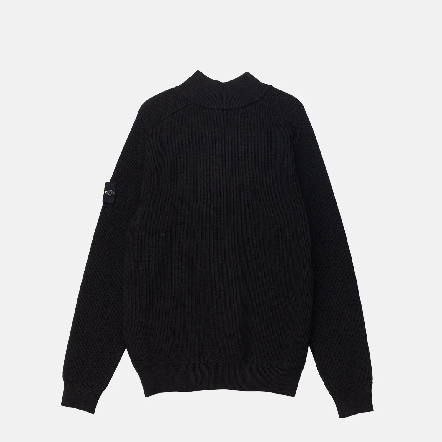 Stone Island 5100124 L/S POLO, Black - Image 2