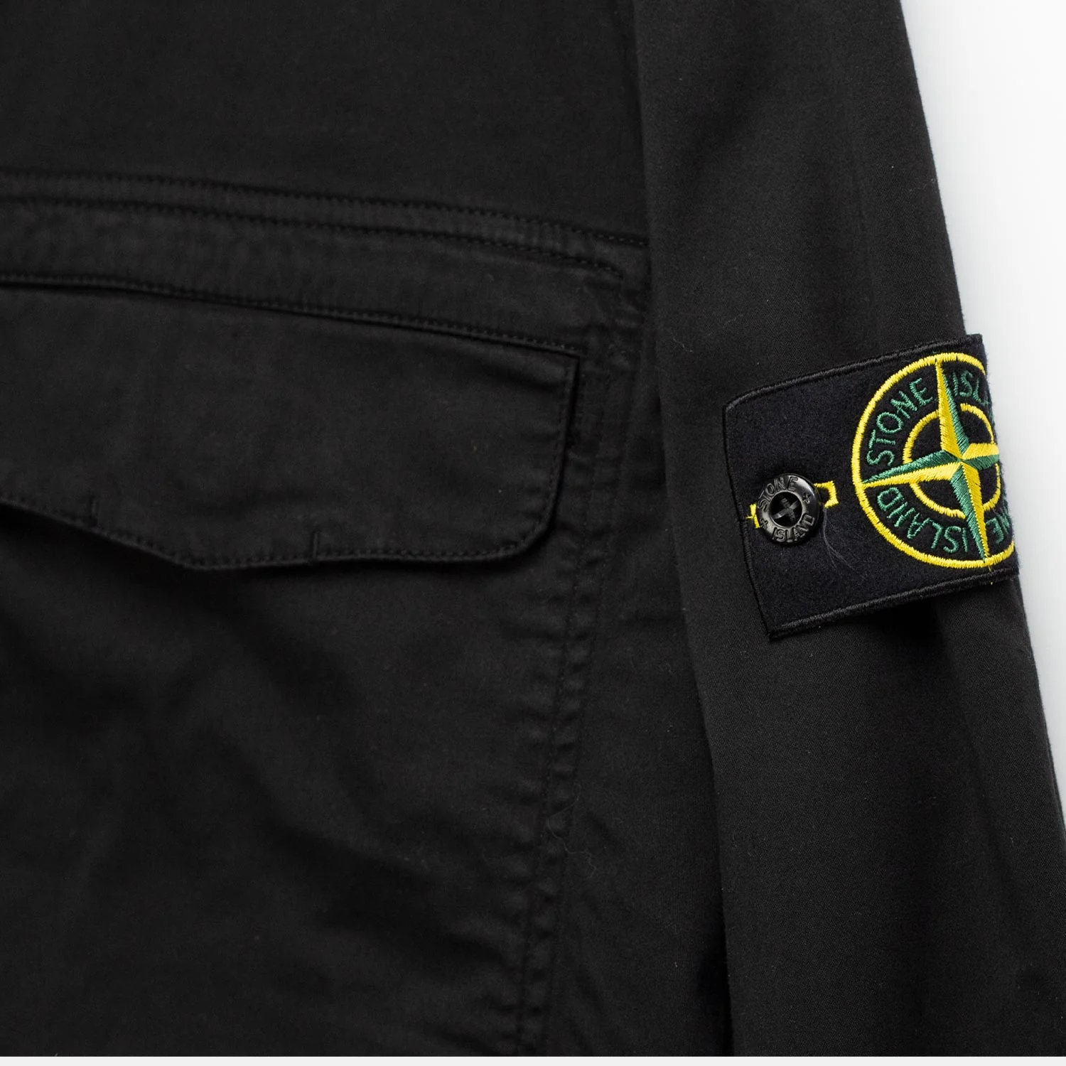 Stone Island 1200015 OVERSHIRT, Black - Image 3