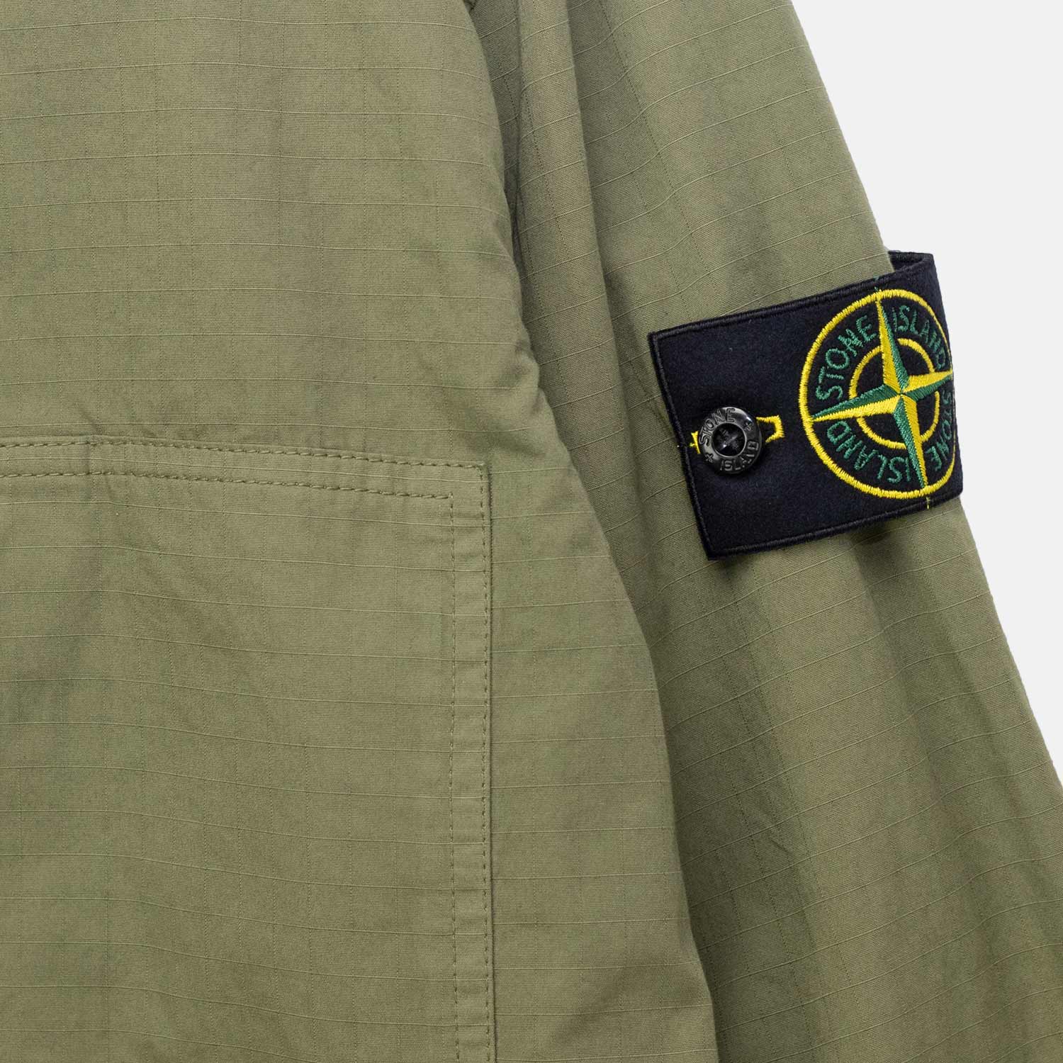 Stone Island 1200005 OVERSHIRT, Military Green - Image 5