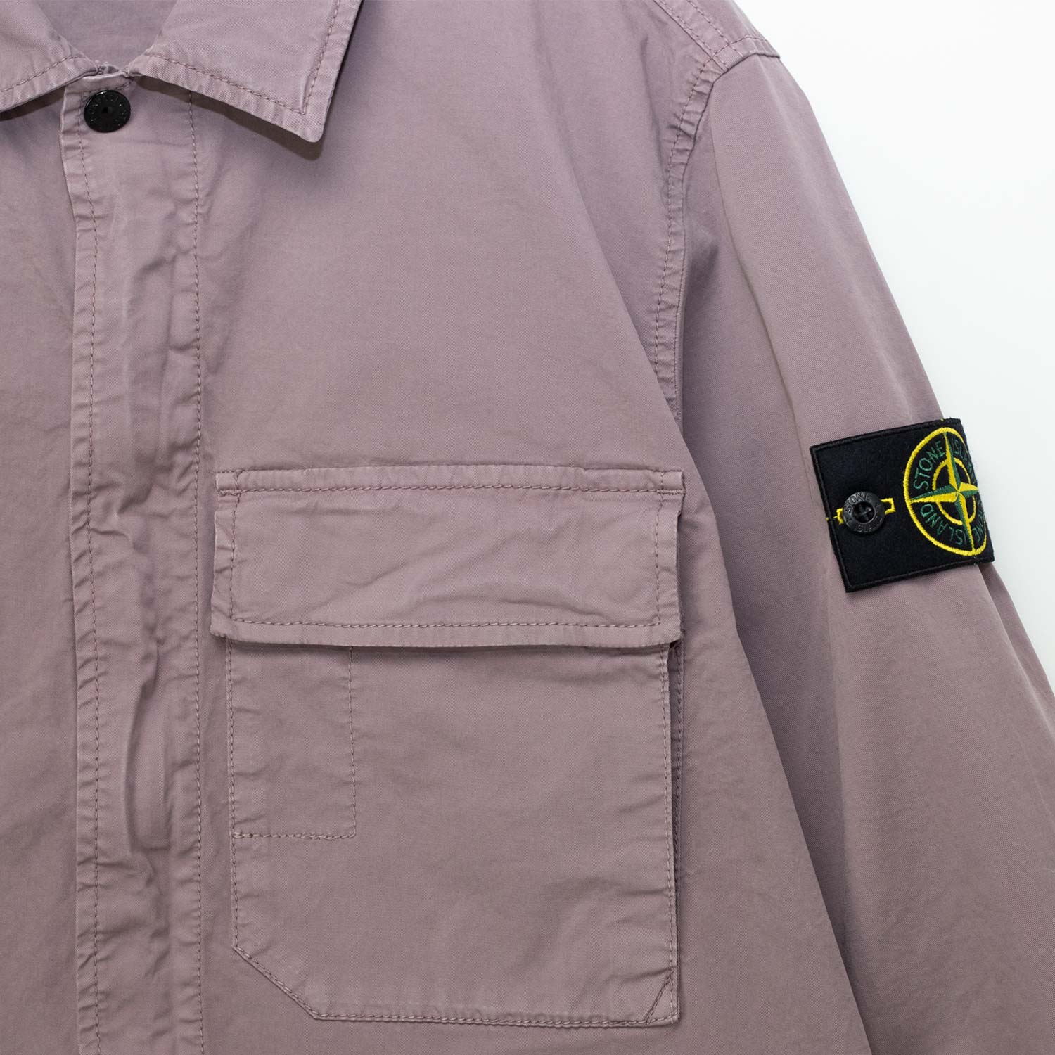 Stone Island 1200013 OVERSHIRT, Purple Grey - Image 3