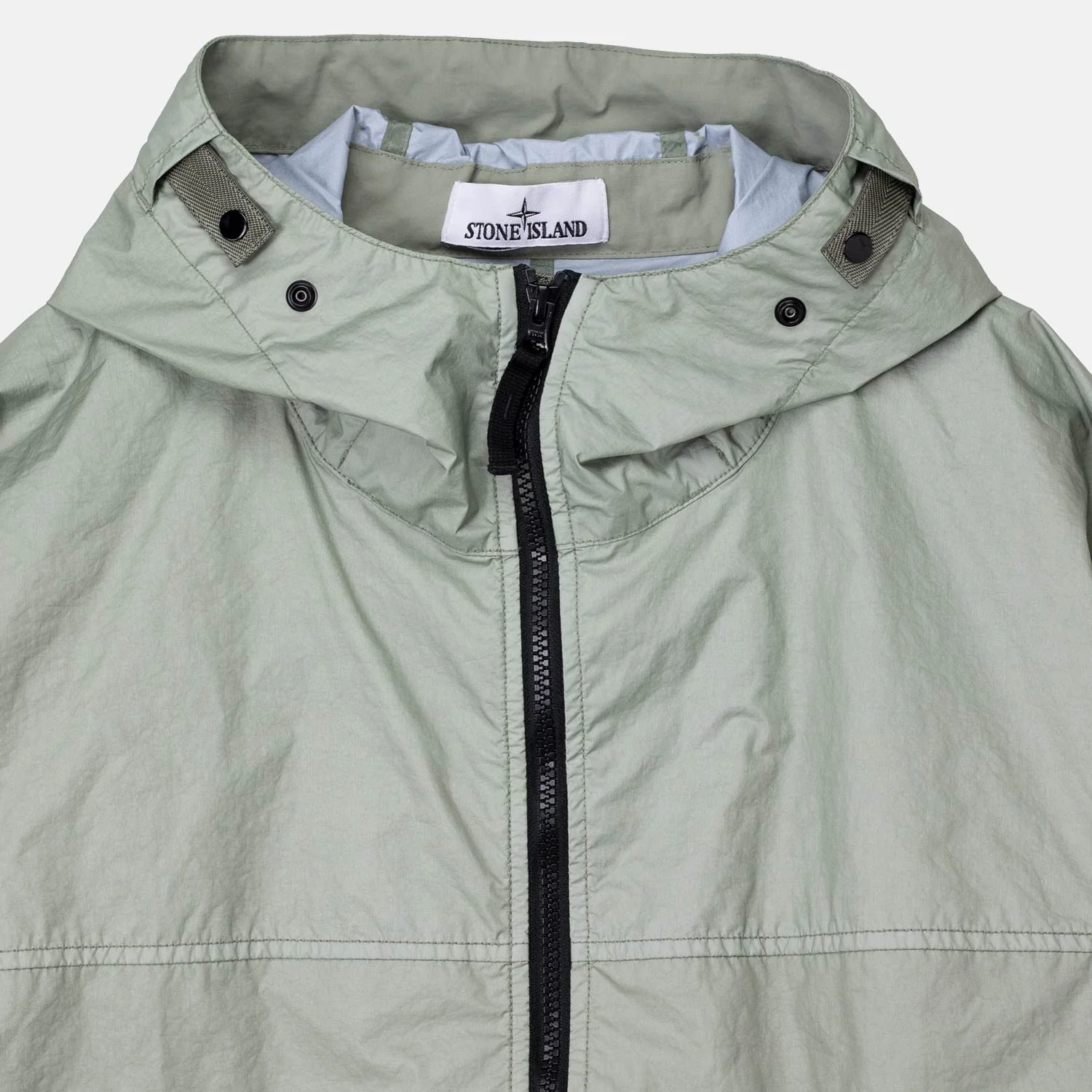 Stone Island 4100004 MEMBRANE 3L TC SHORT PARKA ARMY, Sage Green - Image 5