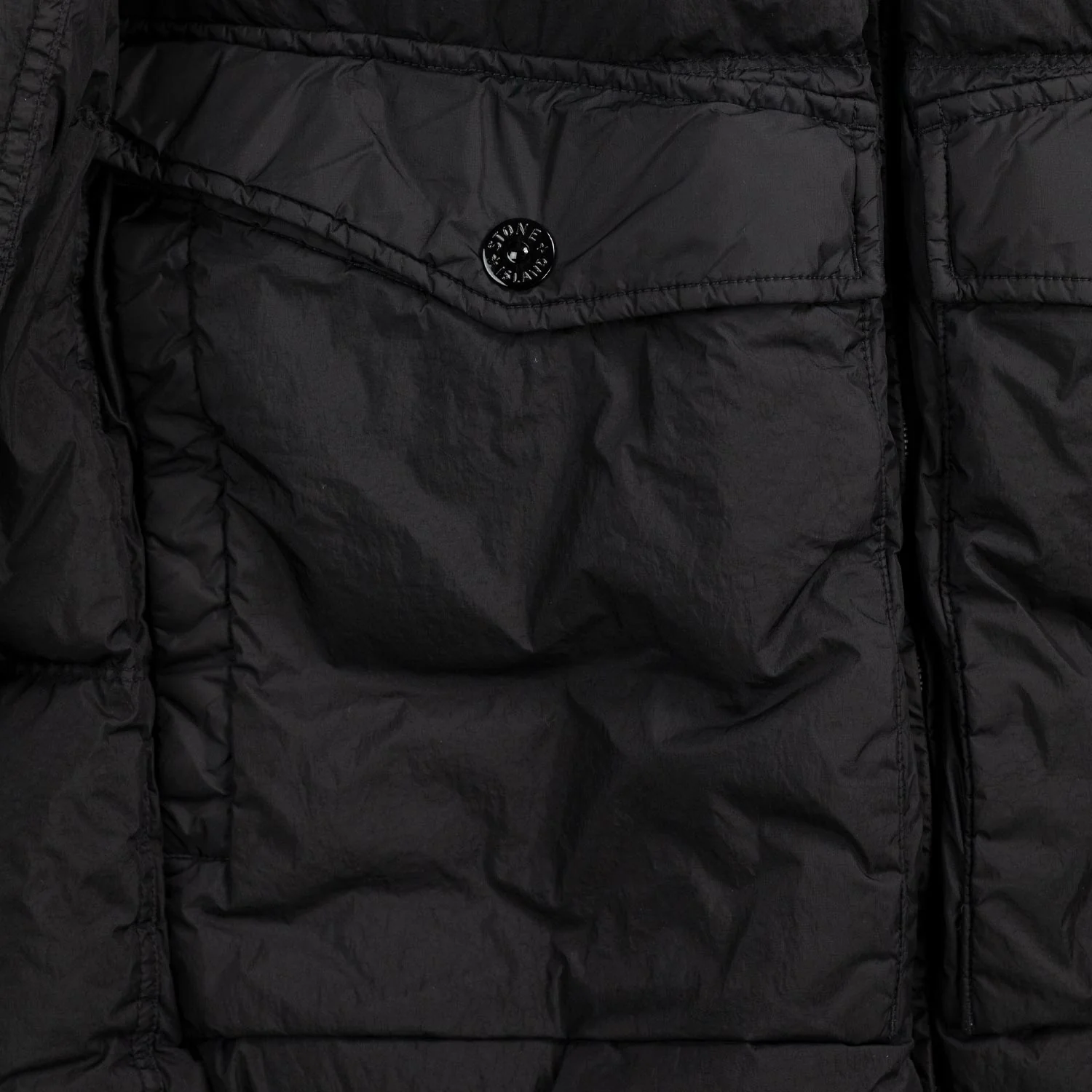 Stone Island 4100011 SHORT PARKA, Black - Image 4