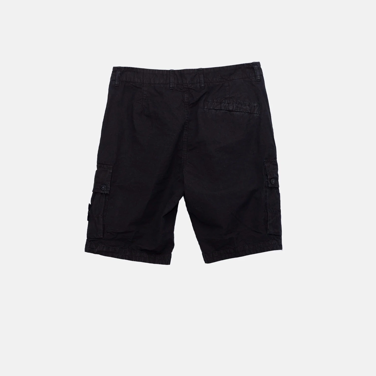 Stone Island L100019 SHORTS, Black - Image 2