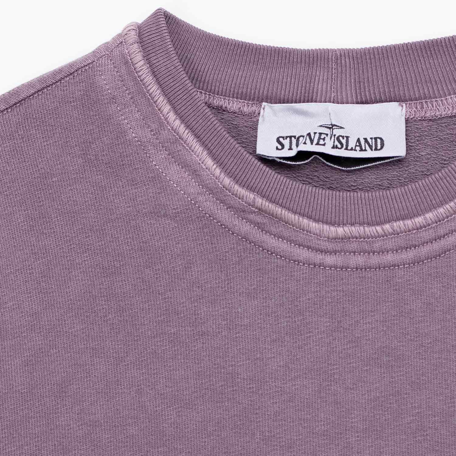 Stone Island 6100034 SWEATSHIRT, Purple Grey - Image 2
