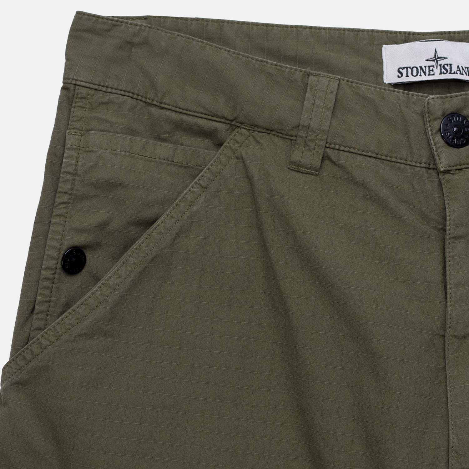 Stone Island 3100008 TROUSERS, Military Green - Image 6