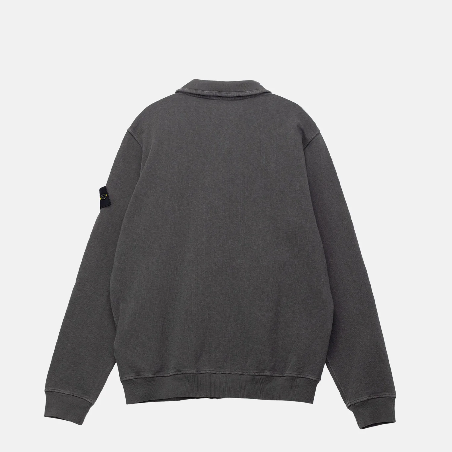 Stone Island 6100033 ZIP UP CARDIGAN, Charcoal - Image 2