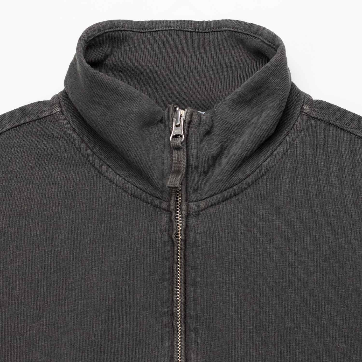 Stone Island 6100033 ZIP UP CARDIGAN, Charcoal - Image 3