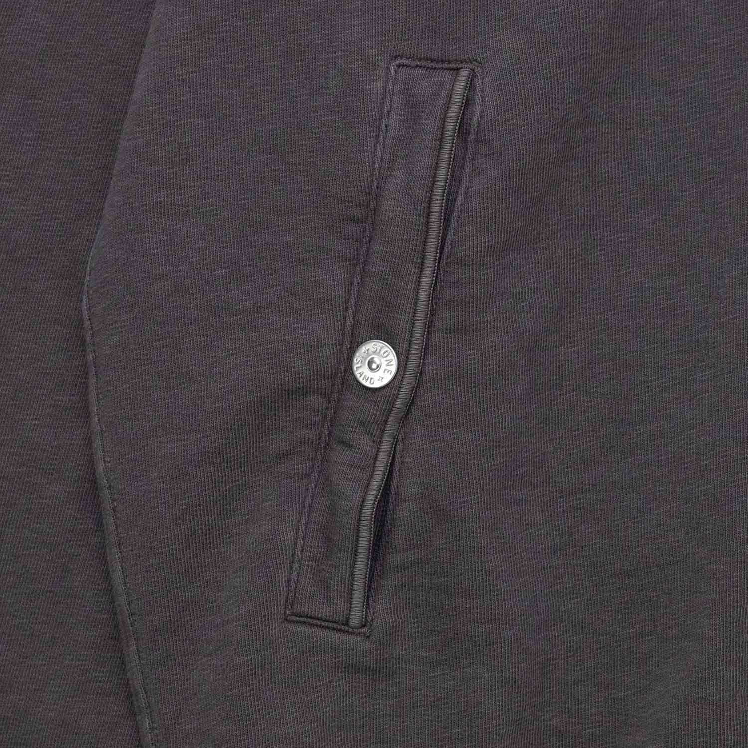 Stone Island 6100033 ZIP UP CARDIGAN, Charcoal - Image 6