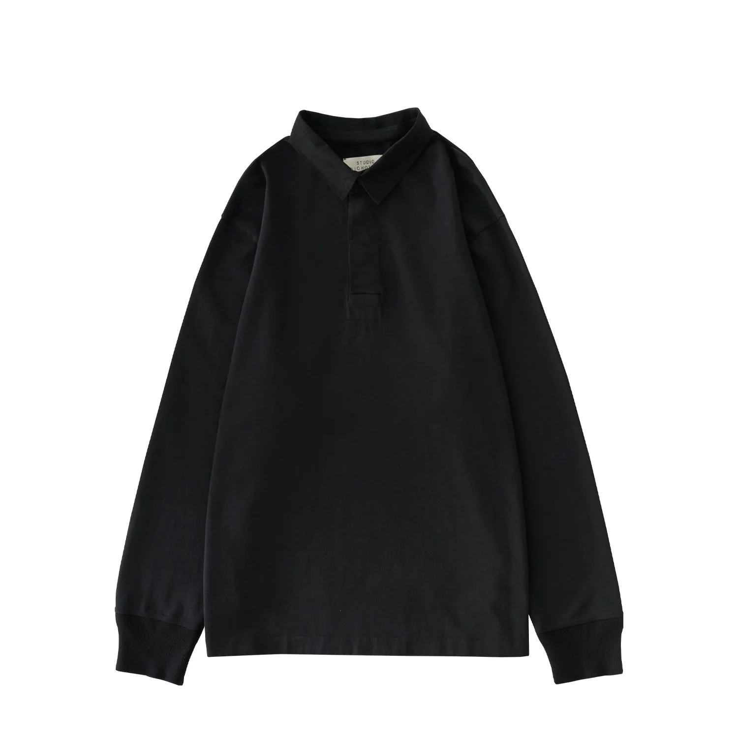 Studio Nicholson ALYK RUGBY POLO, Black