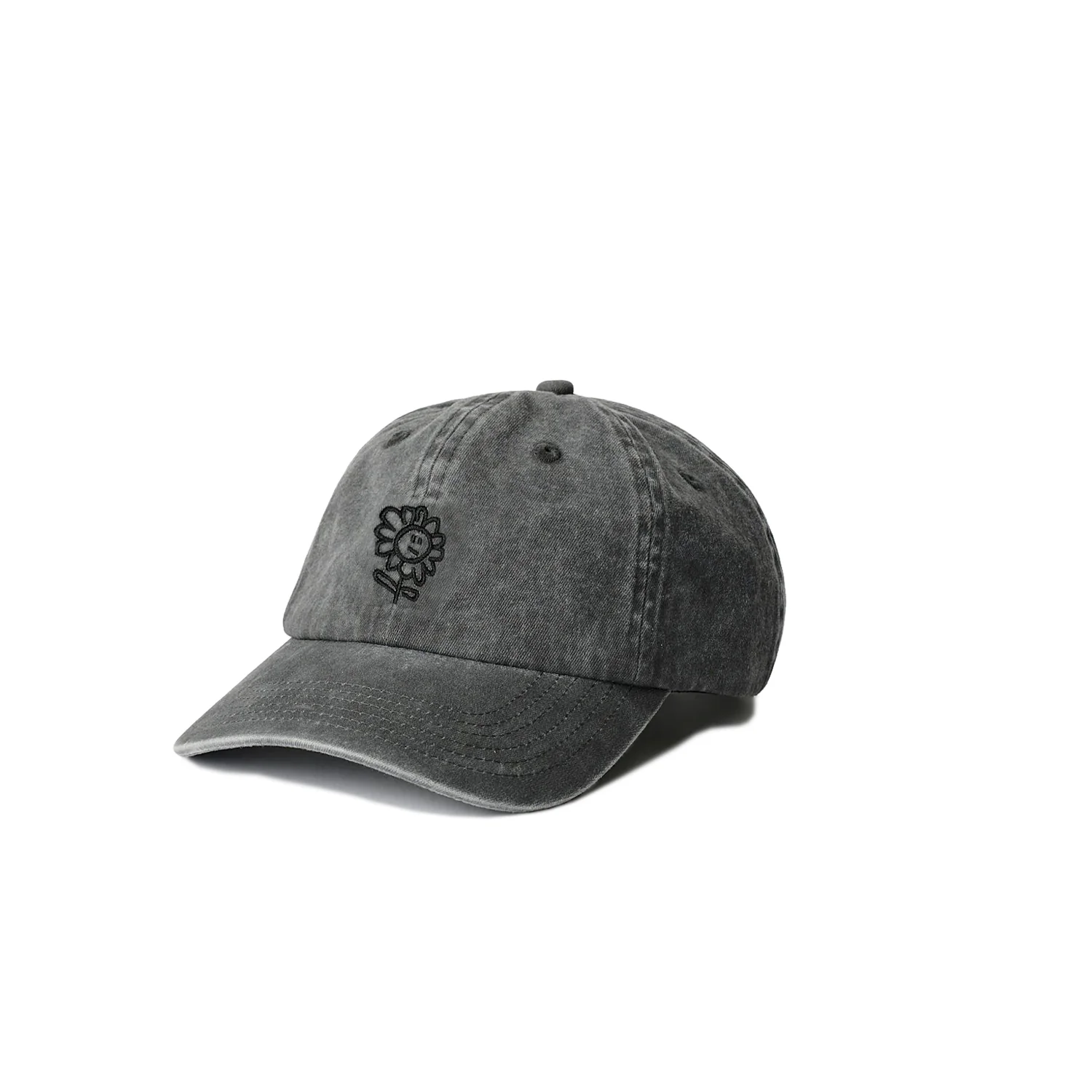 Sunflower DISTRESSED DAD CAP, Faded Black