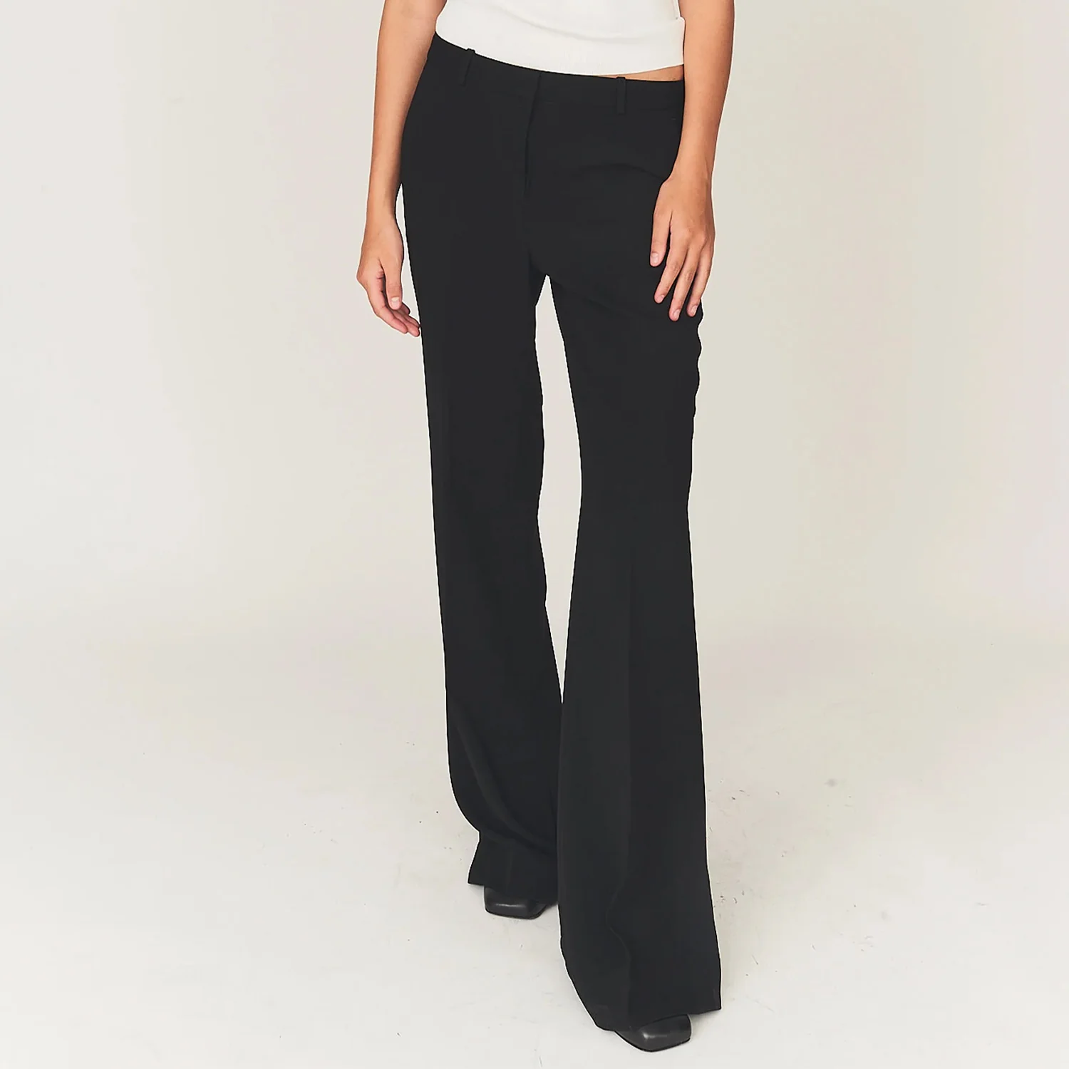 The Garment CREPE WIDE PANTS, Black - Image 3