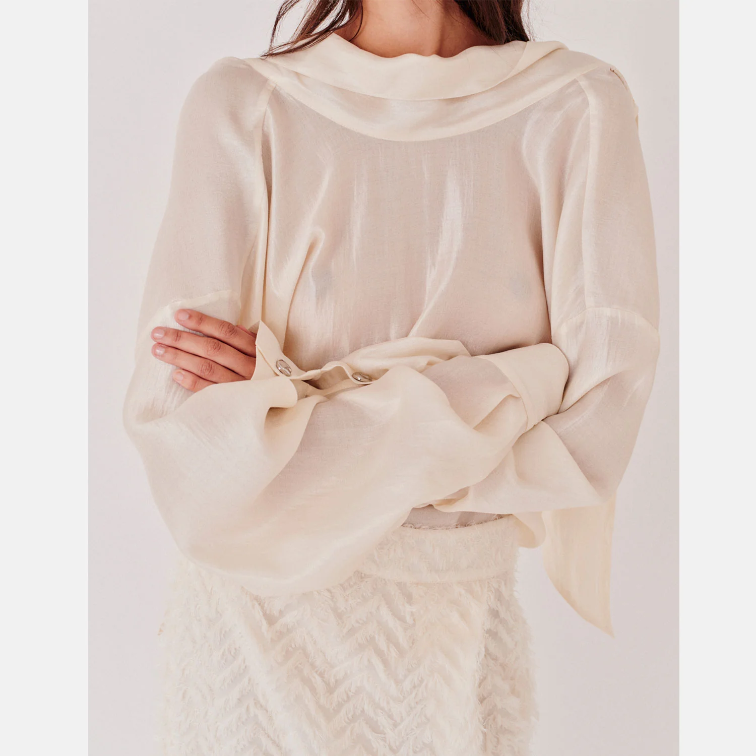 PORCHA SHIRT, Macadamia - Image 3