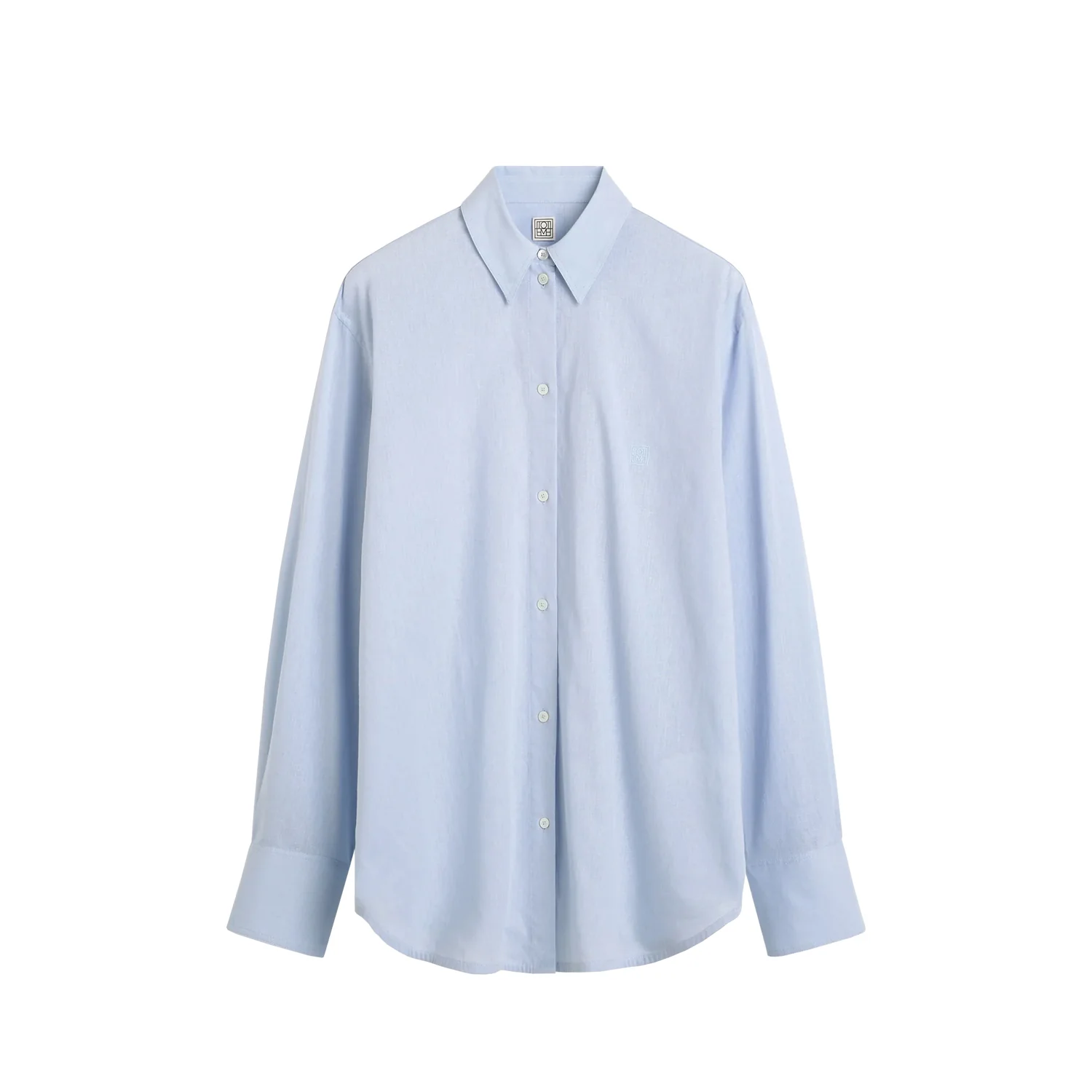 TOTEME OVERSIZED SUMMER SHIRT, Sky
