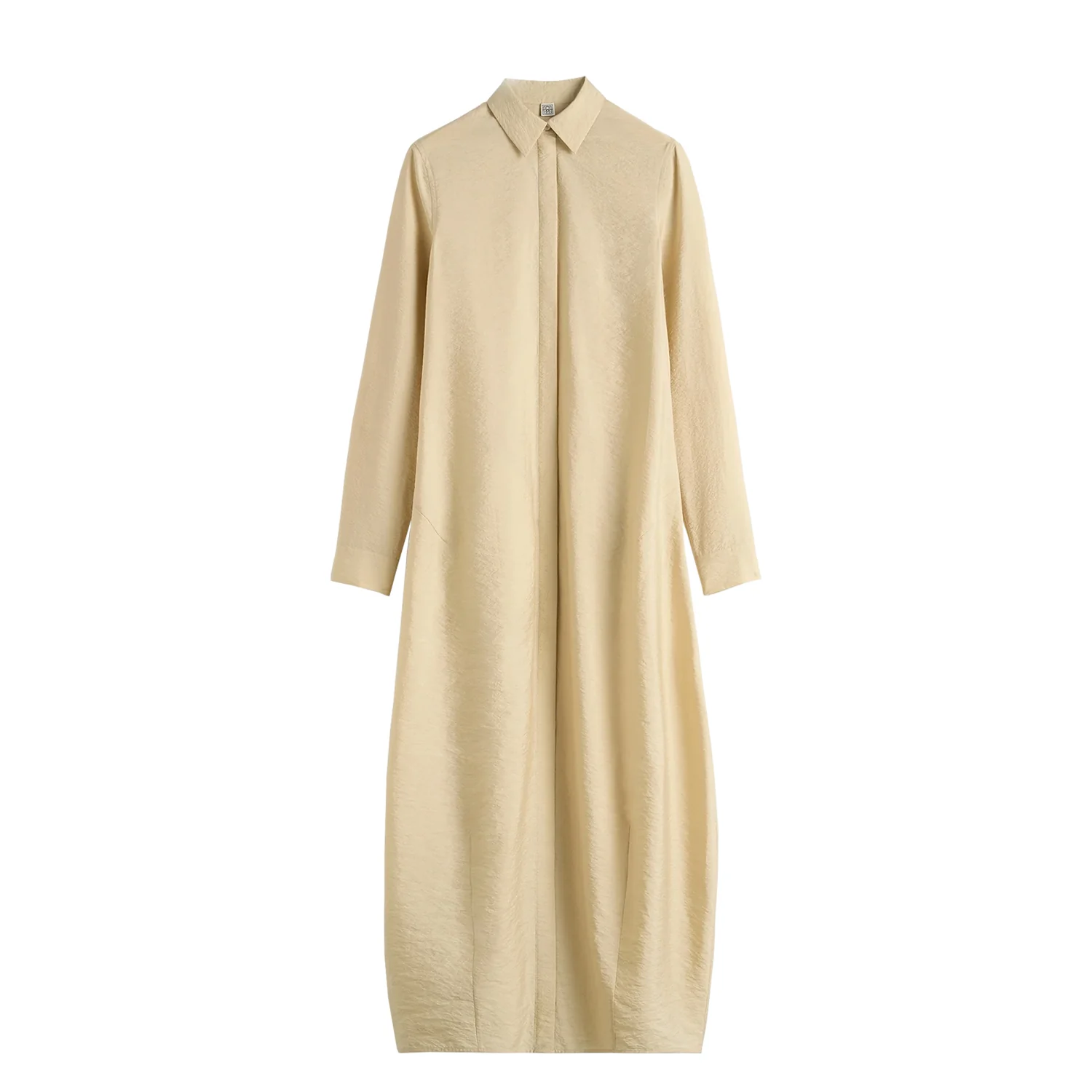 TOTEME PARACHUTE SHIRTDRESS, Stone