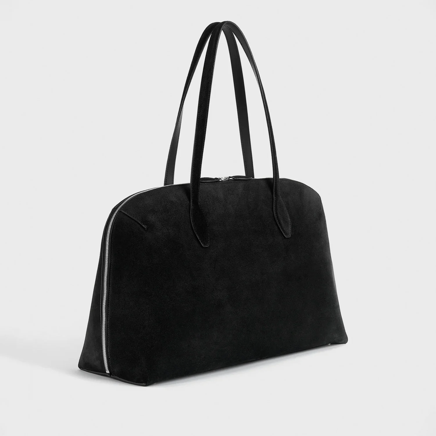 TOTEME SUEDE DAY TOTE, Black - Image 2