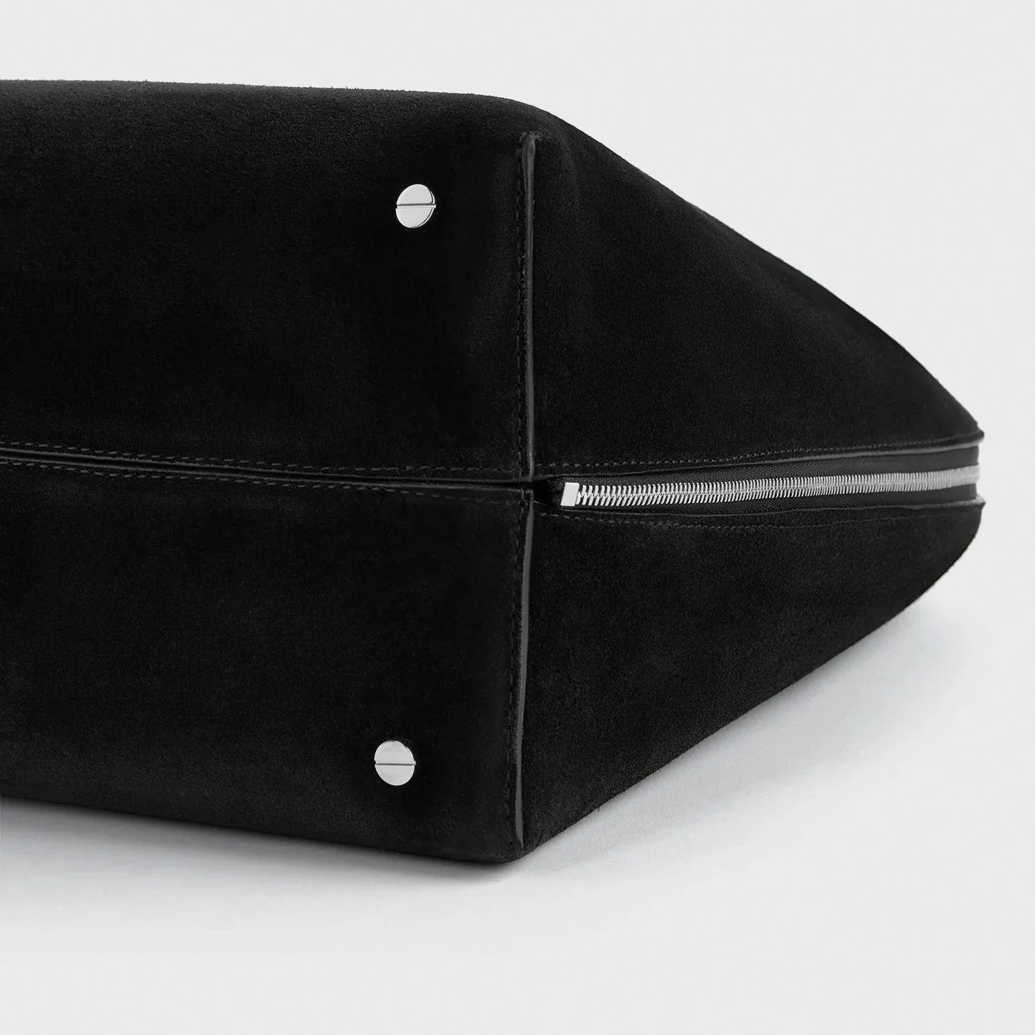 TOTEME SUEDE DAY TOTE, Black - Image 3