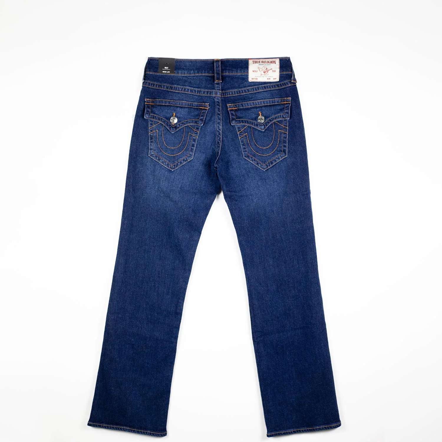 True Religion BILLY FLAP BOOTCUT JEANS, Damon Dark Wash - Image 2