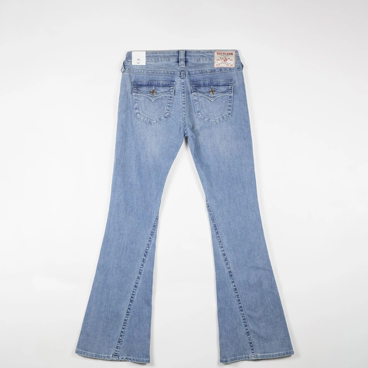 True Religion JOEY LOW RISE FLARE JEAN, Peak Spot - Image 2