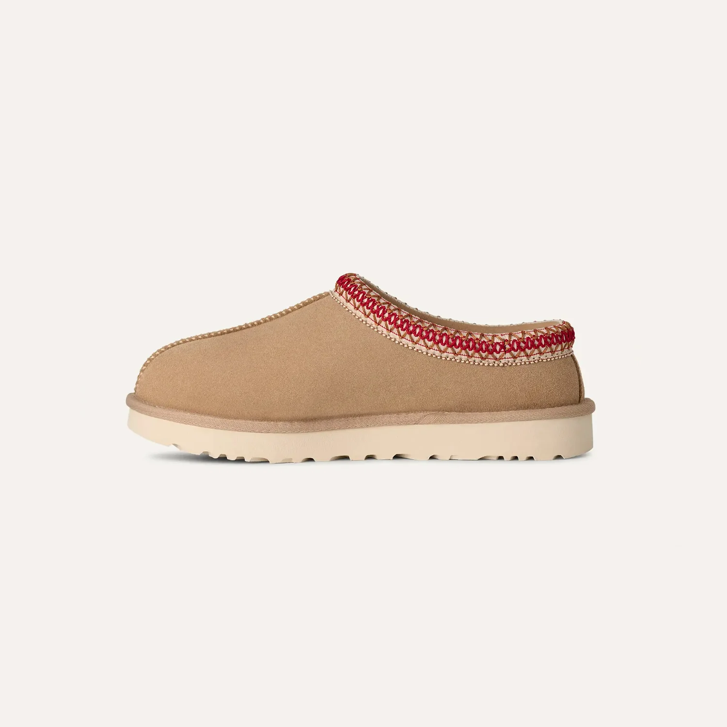 UGG W'S TASMAN II, Sand/Dark Cherry - Image 2