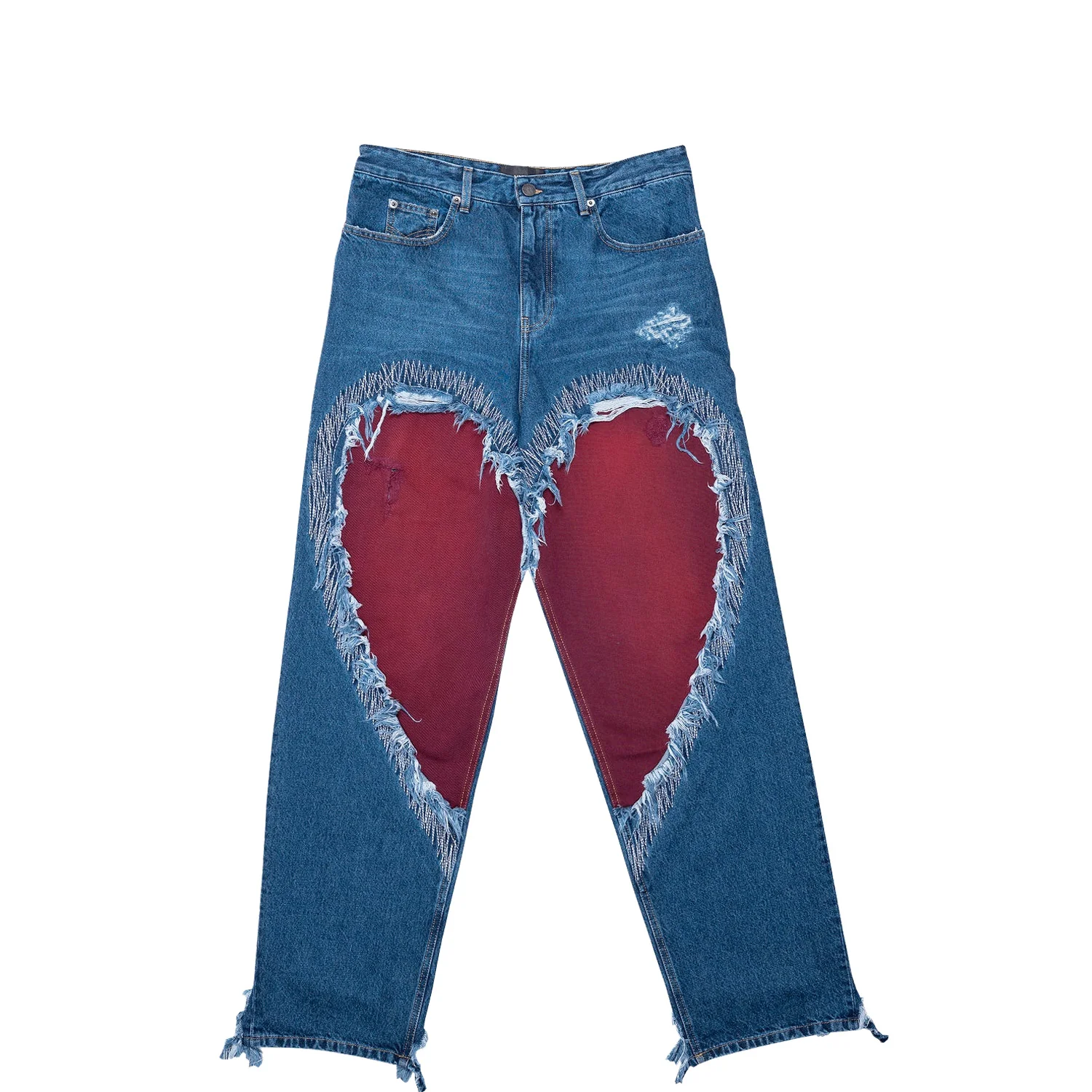 Vain HEART CUT OUT JEANS, Blue