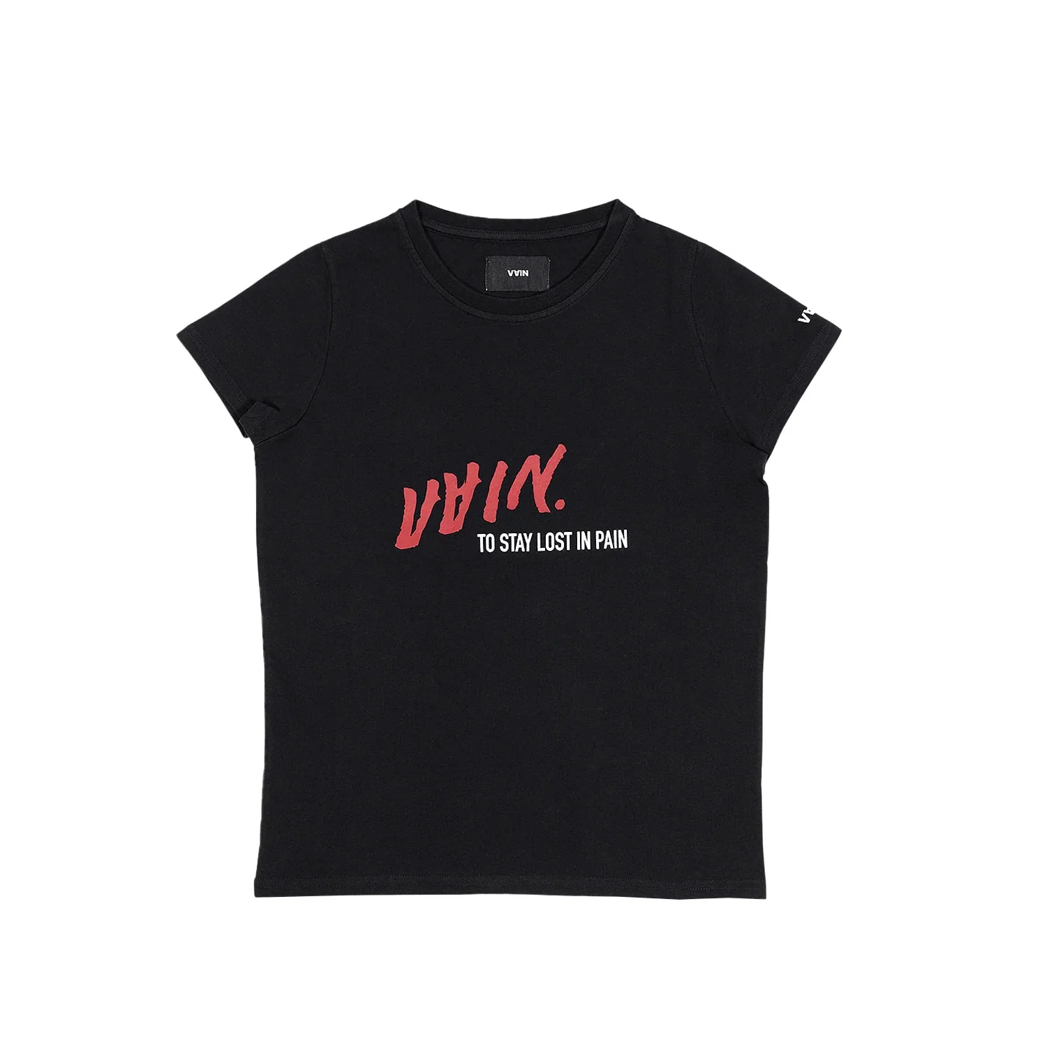 Vain STAY LOST IN PAIN T-SHIRT, Black