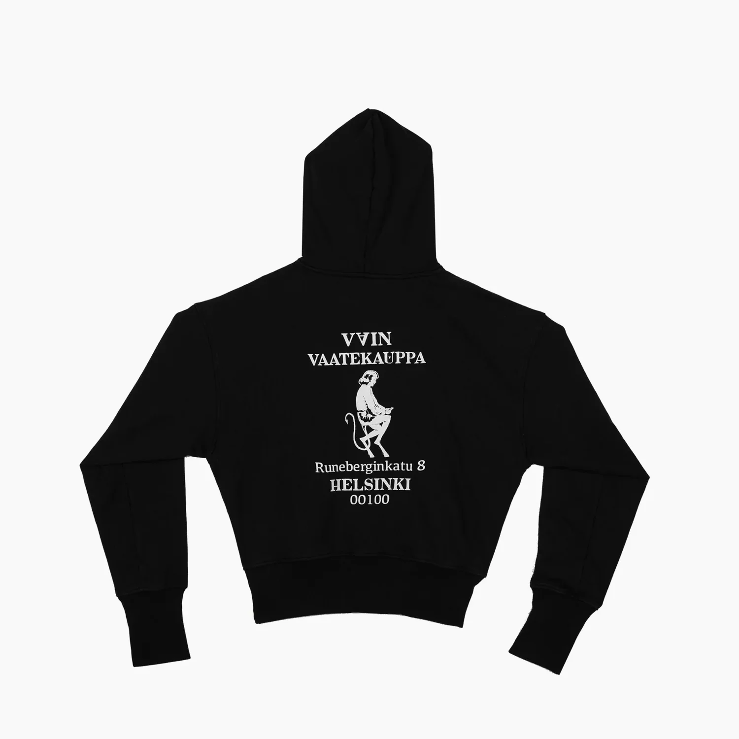 Vain VAATEKAUPPA ZIP HOODIE, Black - Image 2