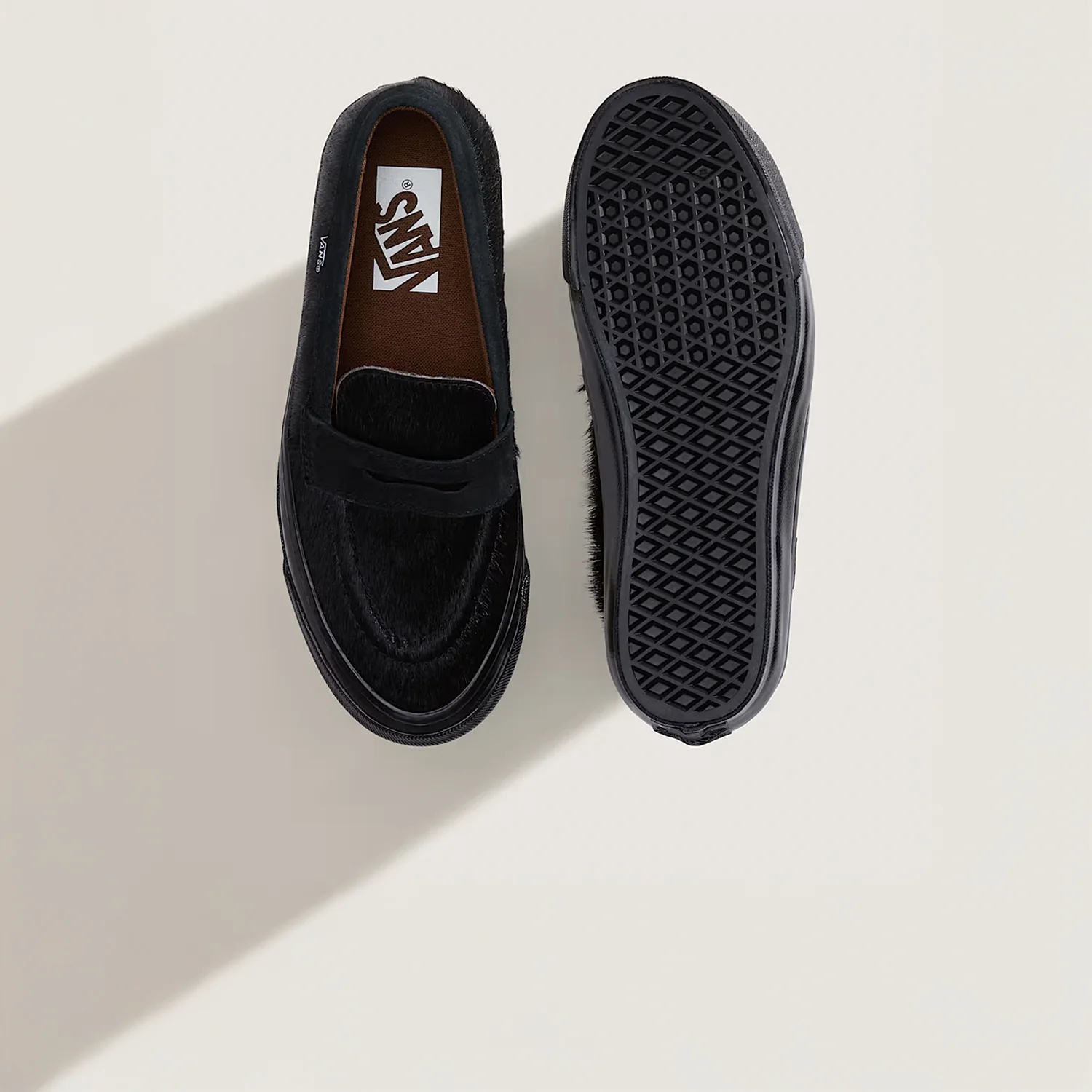 Vans PREMIUM LOAFER 53 PONY HAIR, Black/Black - Image 3