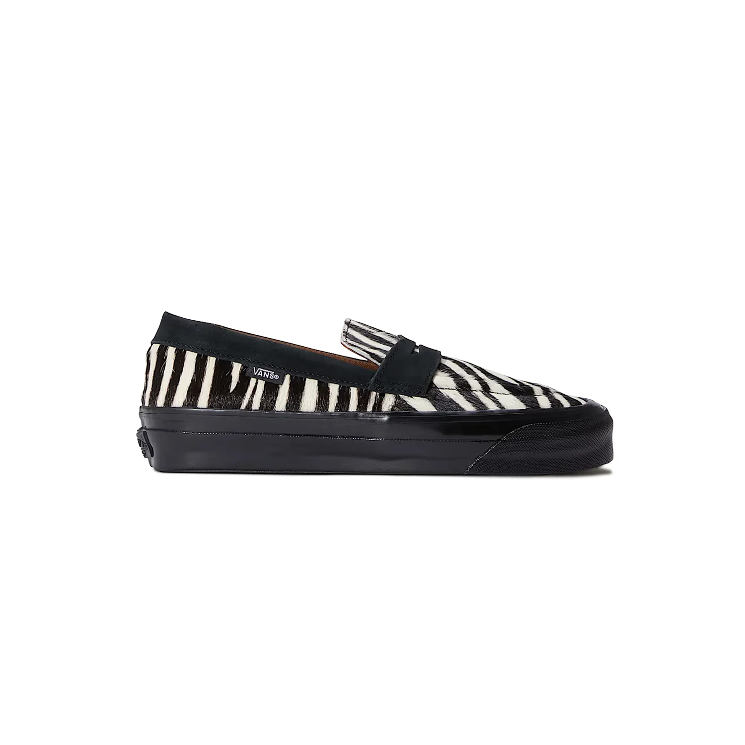 Vans PREMIUM LOAFER 53 PONY HAIR, Zebra/Black