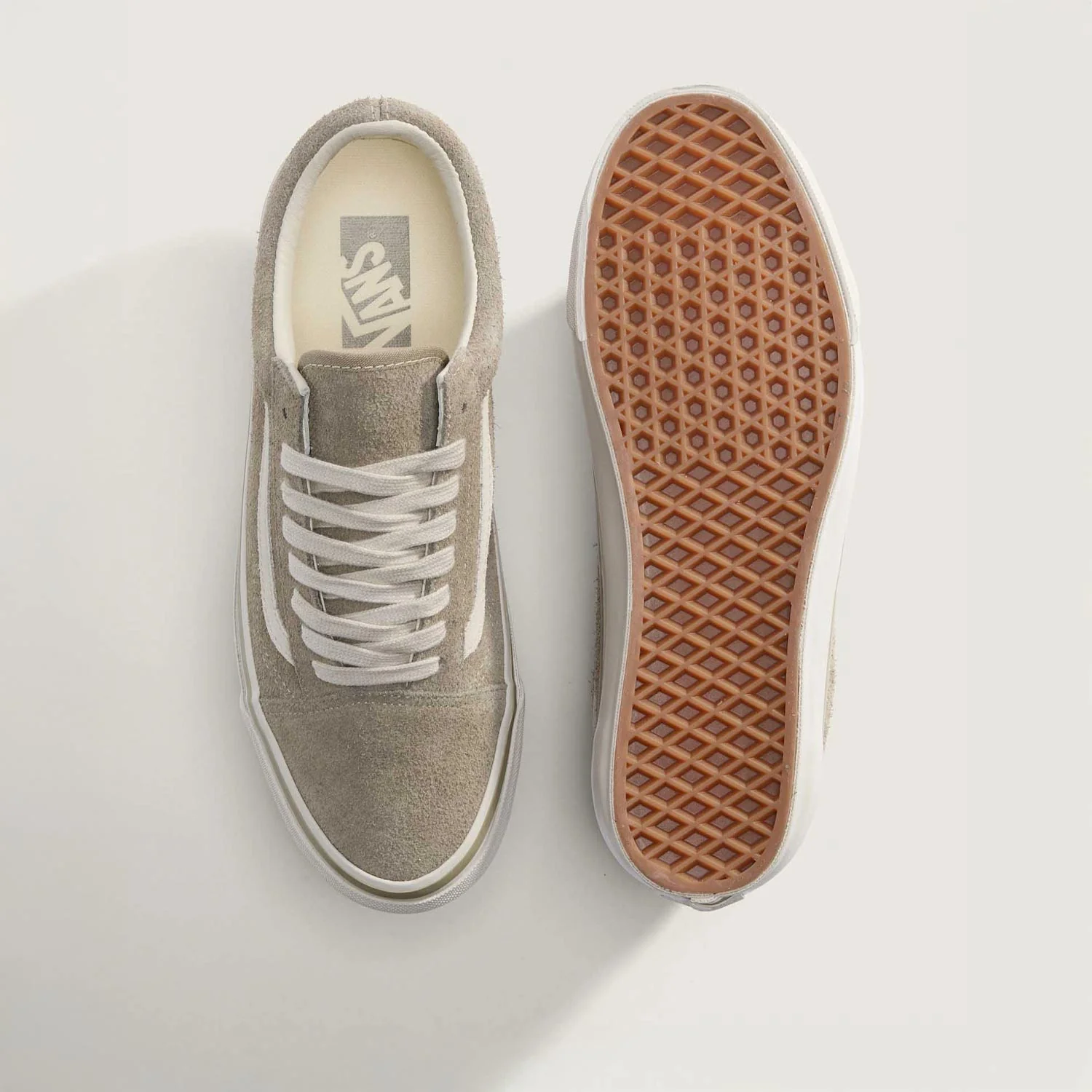 Vans PREMIUM OLD SKOOL, Shag Suede/Bay Leaf - Image 4