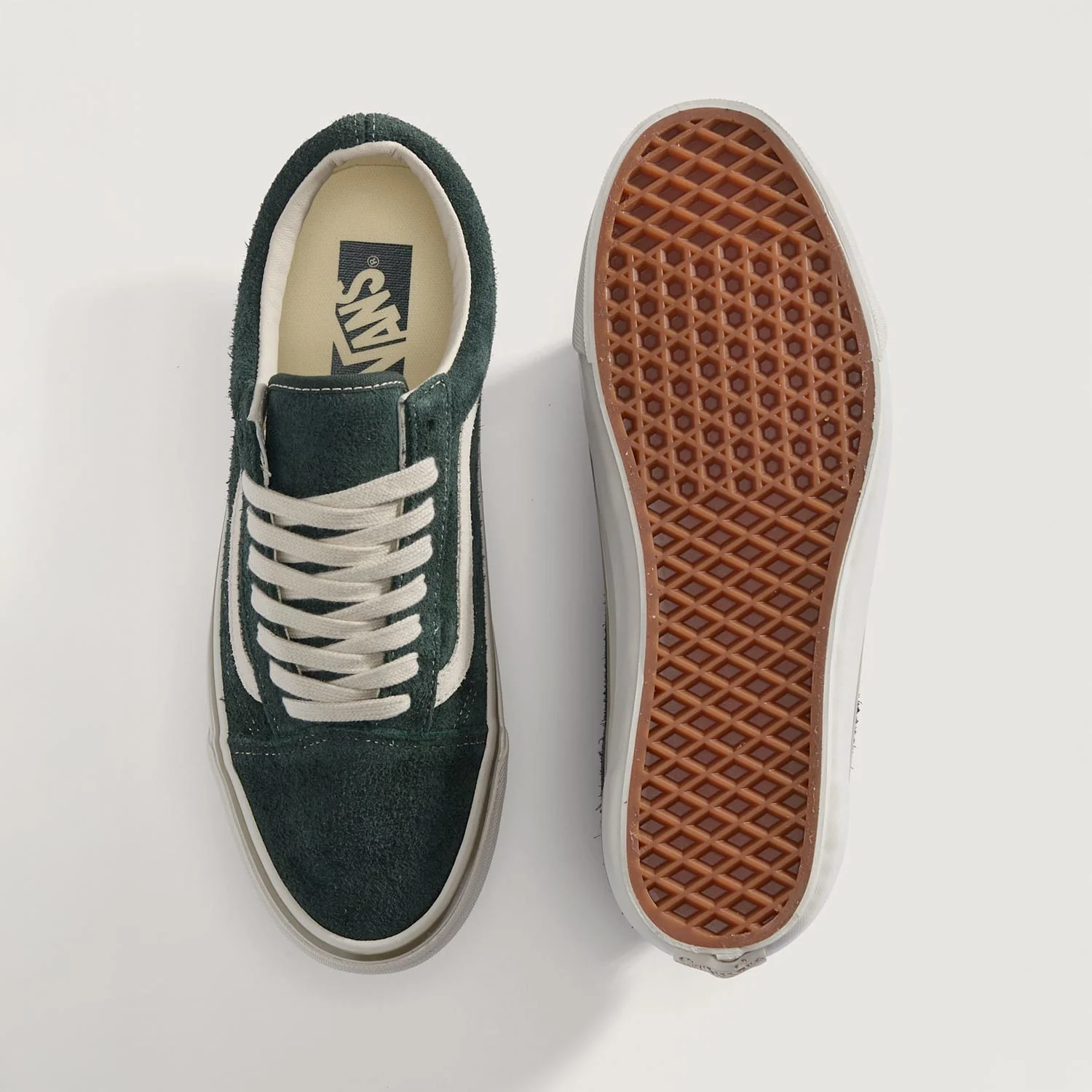 Vans PREMIUM OLD SKOOL, Shag Suede/Kelp - Image 4